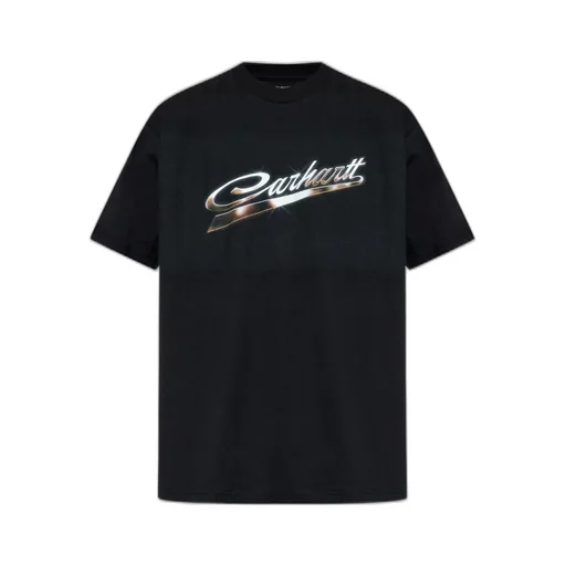 Carhartt Wip Logo Printed Crewneck T-Shirt