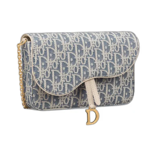 Medium Saddle Pouch With Chain