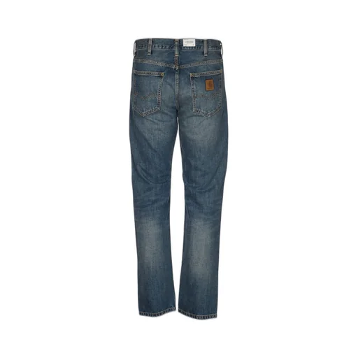 Carhartt Wip Marlow Logo-Patch Straight-Leg Jeans
