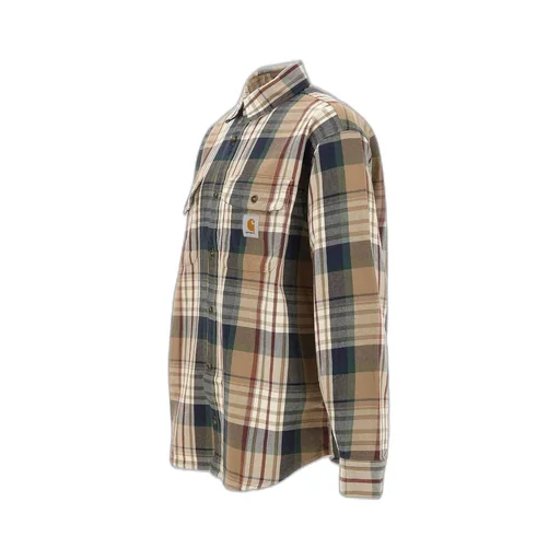 Carhartt Wip Logo Patch Checked Shirt