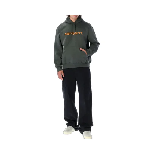 Carhartt Wip Logo Embroidered Long-Sleeved Hoodie