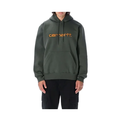 Carhartt Wip Logo Embroidered Long-Sleeved Hoodie