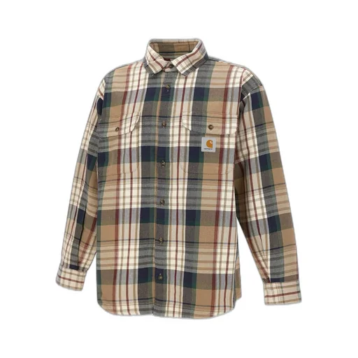 Carhartt Wip Logo Patch Checked Shirt