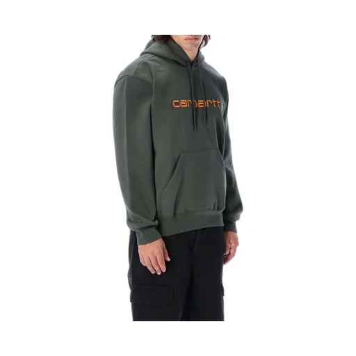 Carhartt Wip Logo Embroidered Long-Sleeved Hoodie