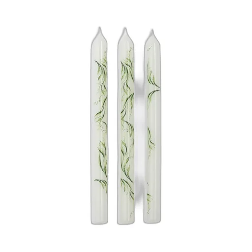 Set Of Three Tapered Candles