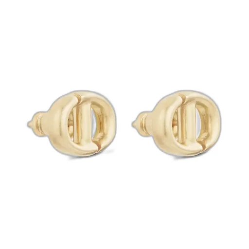 Cd Navy Stud Earrings