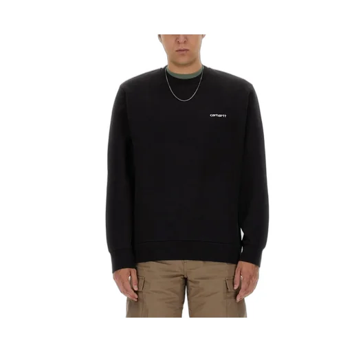 Carhartt Wip Script Embroidered Crewneck Sweatshirt