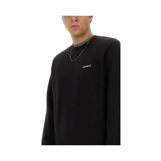 Carhartt Wip Script Embroidered Crewneck Sweatshirt
