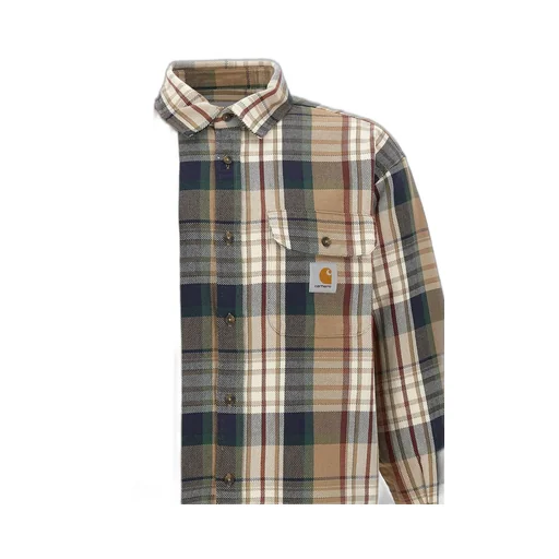 Carhartt Wip Logo Patch Checked Shirt