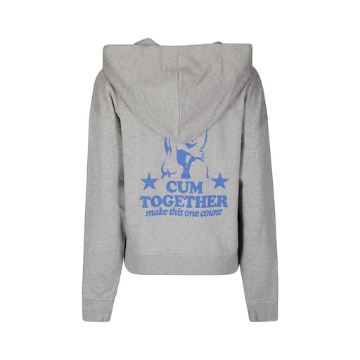 Carne Bollente Long-Sleeved Zip-Up Hoodie