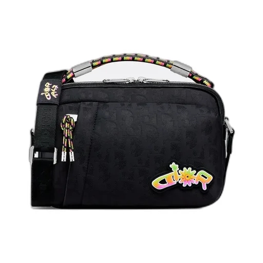 Dior And Lewis Hamilton Zipped Messenger Bag