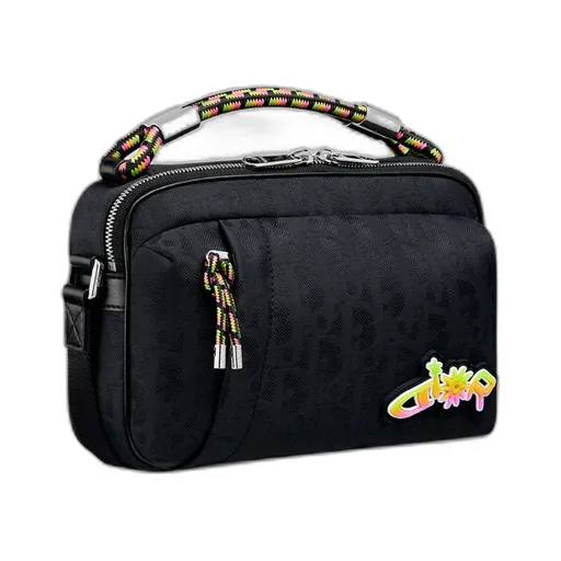 Dior And Lewis Hamilton Zipped Messenger Bag