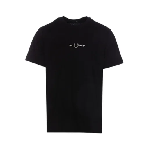Fred Perry Logo-Embroidered Crewneck T-Shirt