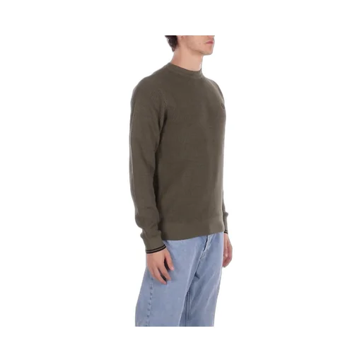 Fred Perry Waffle-Knit Crewneck Jumper