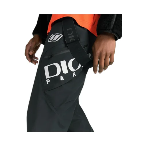 Dior And Descente Ski Pants With Suspenders