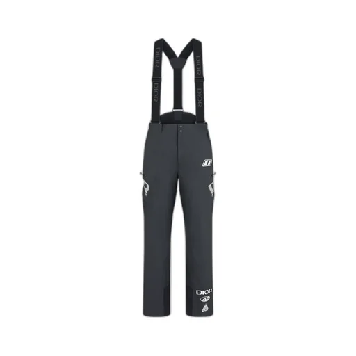 Dior And Descente Ski Pants With Suspenders