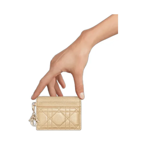 Lady Dior Freesia Card Holder