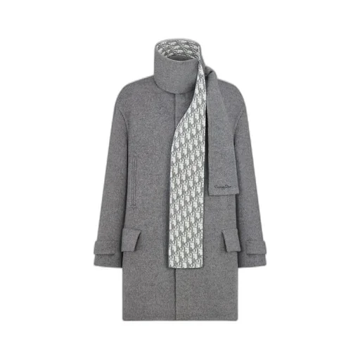 Peacoat With Scarf Collar