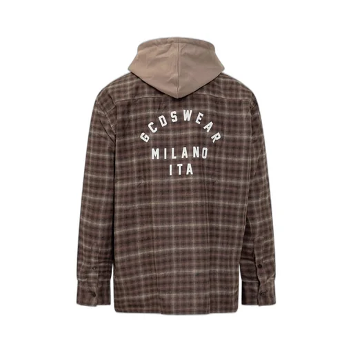 Gcds Check Hooded Shirt