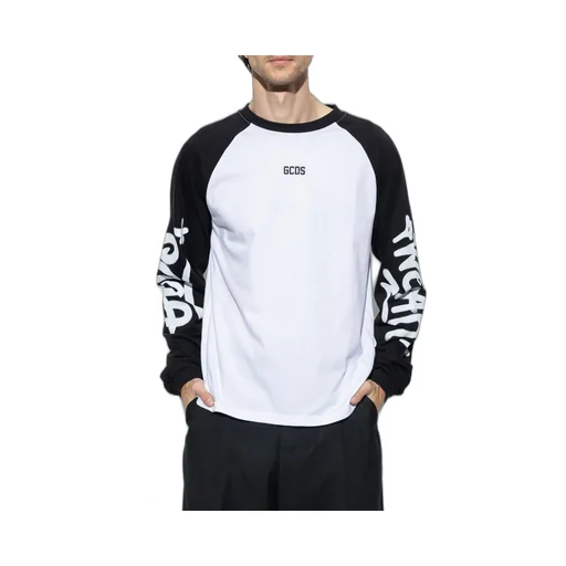 Gcds Logo Printed Long-Sleeved T-Shirt