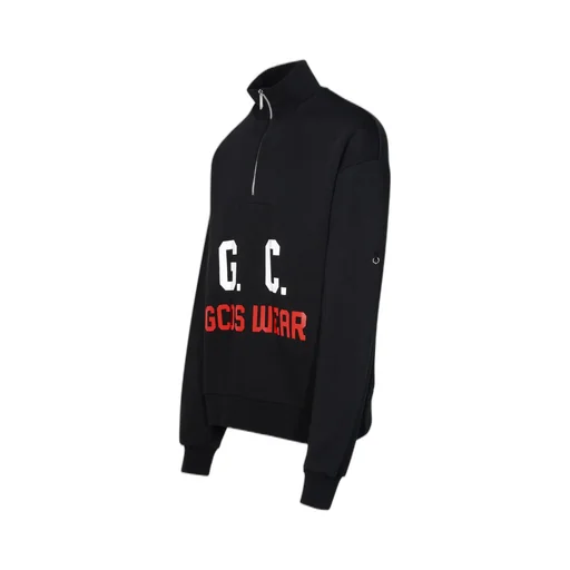 Gcds Logo-Printed Straight Hem Sweatshirt