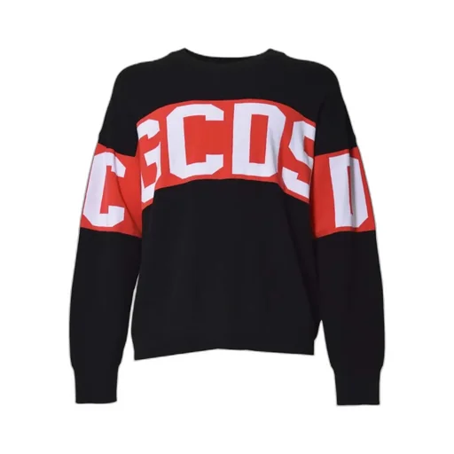 Gcds Band-Logo Drop Shoulder Sweatshirt