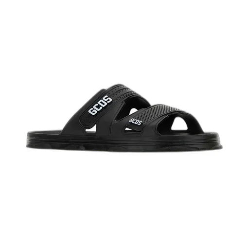 Gcds Logo Printed Touch-Strap Slippers