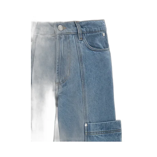 Gcds Logo Patch Ultrapocket Jeans