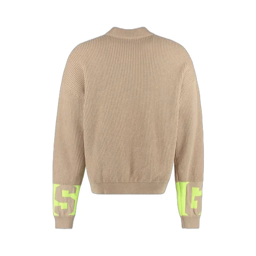 Gcds Logo Intarsia Low Band Sweater
