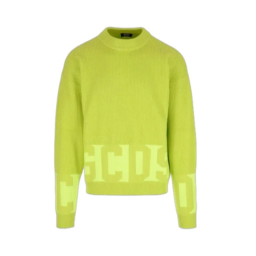 Gcds Logo Intarsia Low Band Sweater