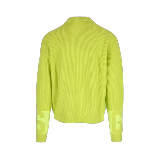 Gcds Logo Intarsia Low Band Sweater