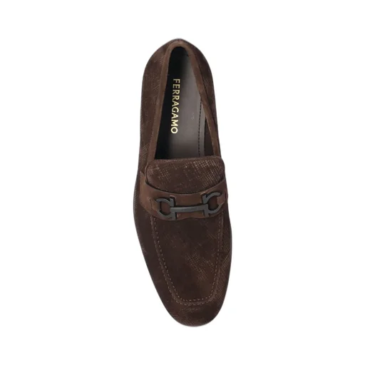 Ferragamo Gancini Slip-On Loafers