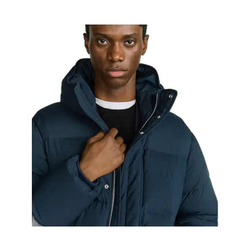 Cd Icon Hooded Quilted Down Jacket