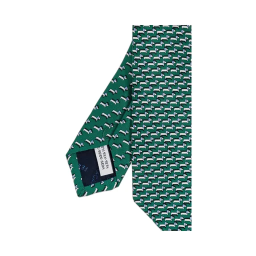 Ferragamo Dachshund Print Tie