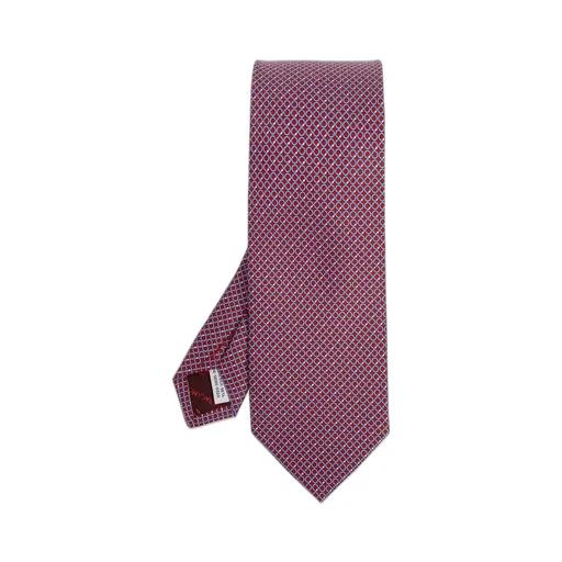 Ferragamo Gancini Regimental Print Tie