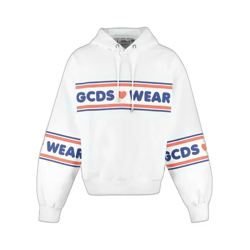 Gcds Logo Tape Printed Hoodie