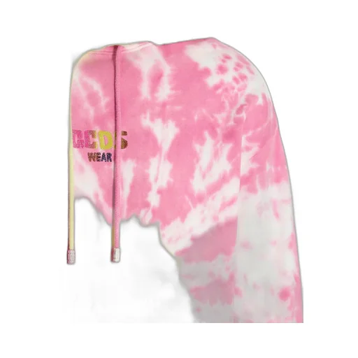 Gcds Logo Printed Tie-Dyed Drawstring Hoodie