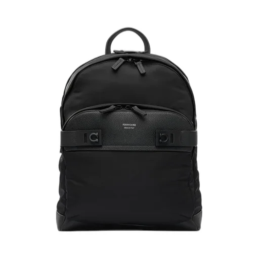Ferragamo Logo Printed Backpack