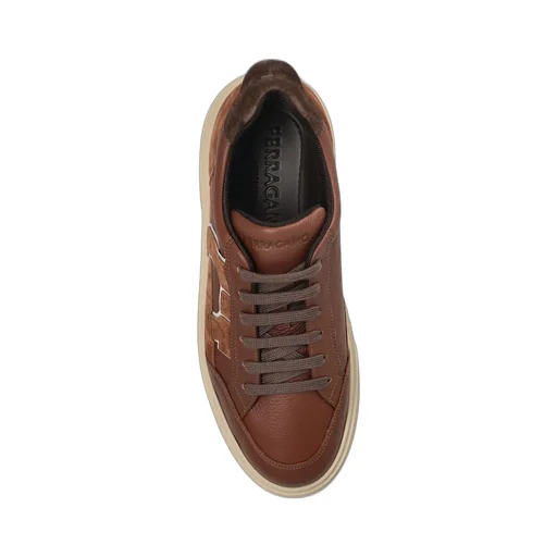 Ferragamo Gancini Low-Top Sneakers