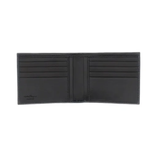 Ferragamo Gancini Plaque Bi-Fold Wallet
