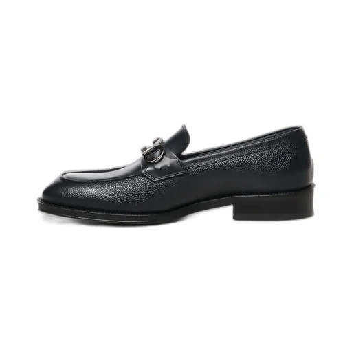 Ferragamo Gancini-Buckled Moccasin Loafers