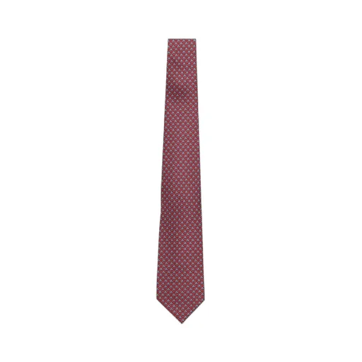 Ferragamo Gancini Hearts Printed Tie