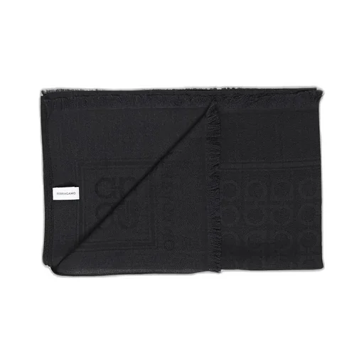 Ferragamo Gancini Fringed Scarf