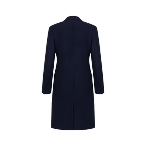 Long Coat With Buttoned Strap