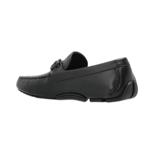 Ferragamo Gancini-Plaque Slip-On Loafers