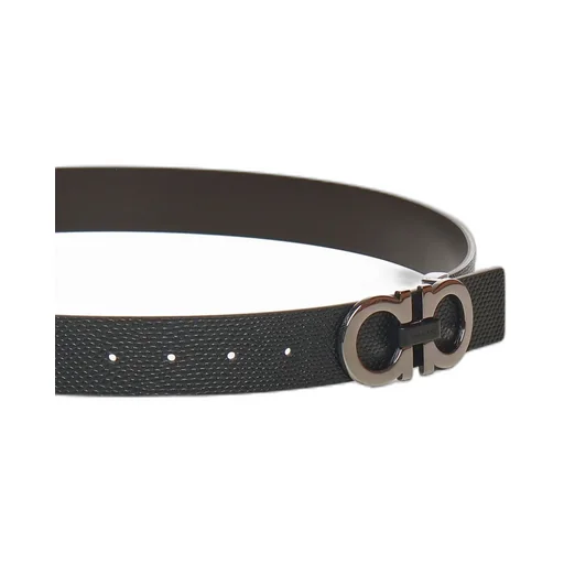 Ferragamo Logo Engraved Buckled Belt