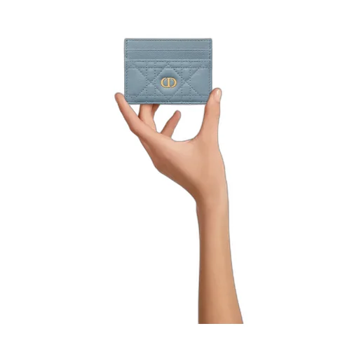 Dior Caro Freesia Card Holder