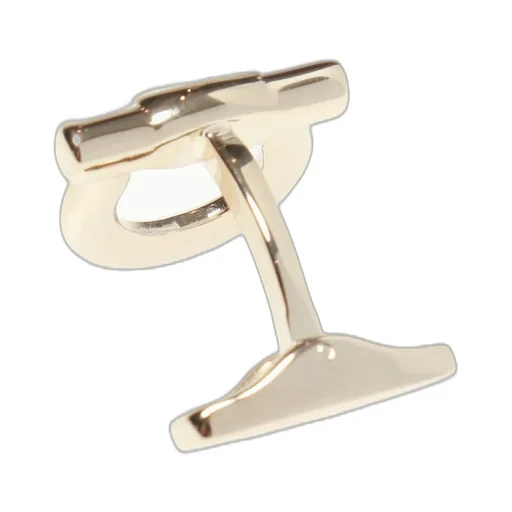 Ferragamo Logo Engraved Cuff Links