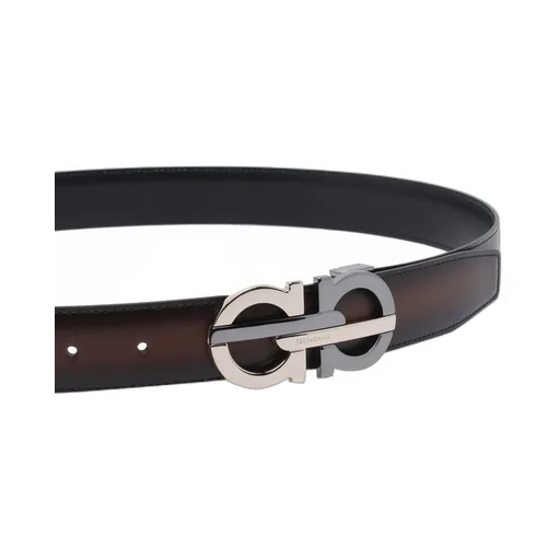 Ferragamo Logo Plaque Belt