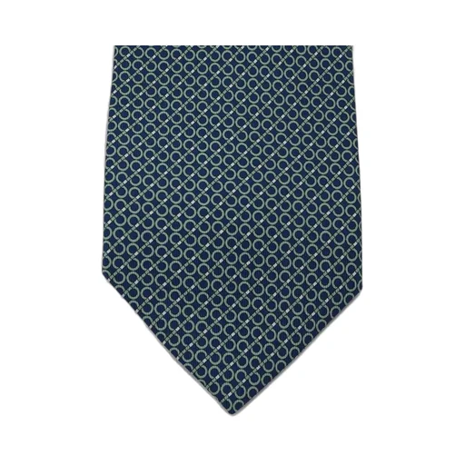 Ferragamo Gancini Regimental Print Tie